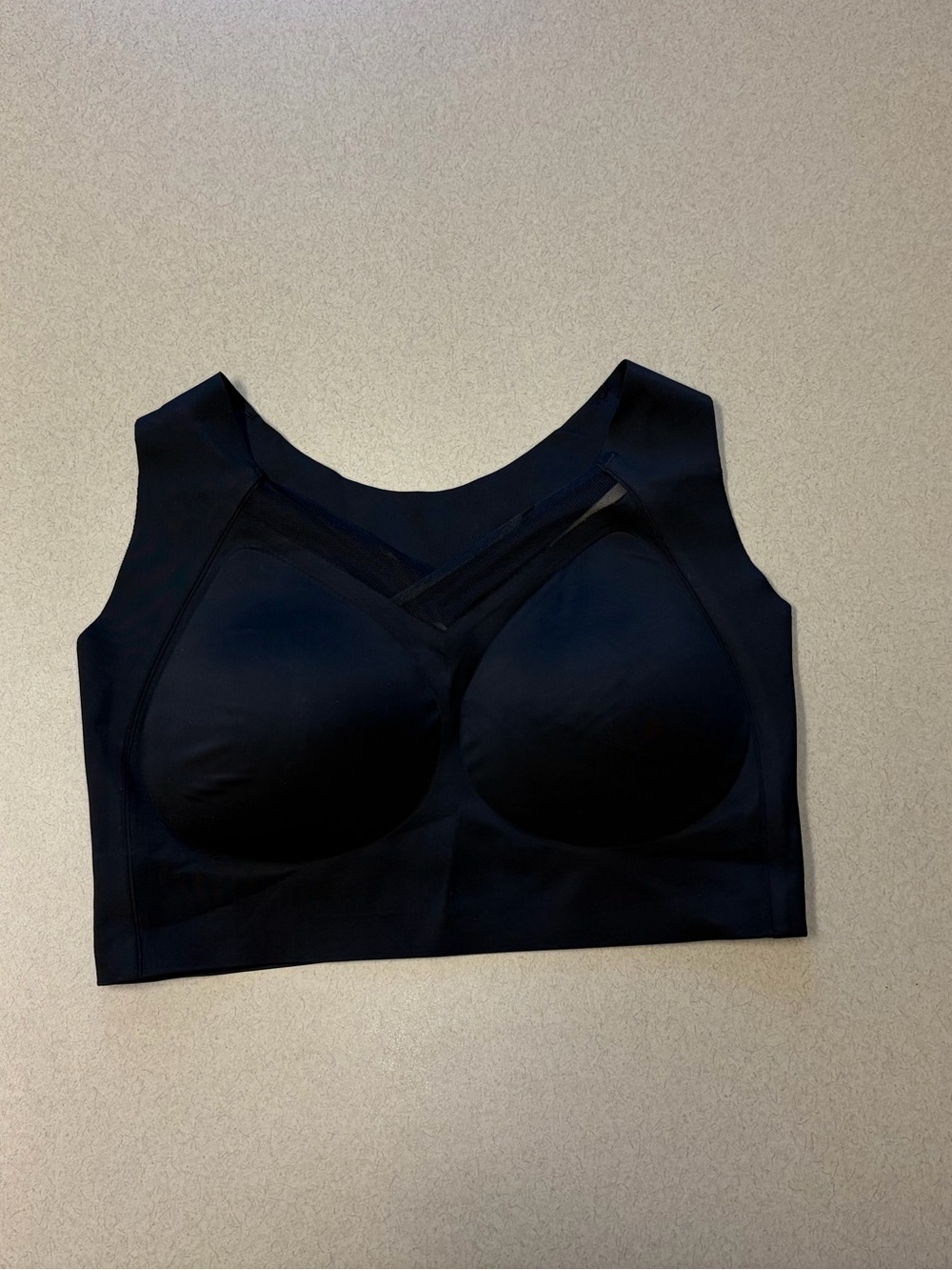 Seamless Black Wireless Sleep & Lounge Bra